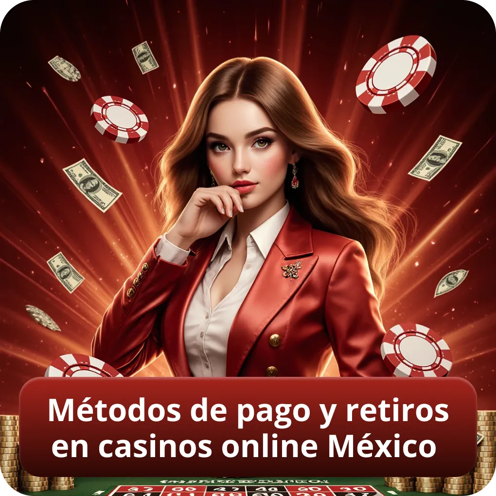 Métodos de pago y retiros en casinos online México