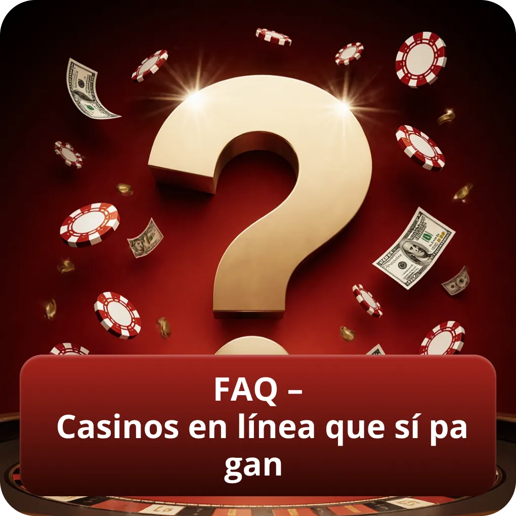FAQ – Casinos en línea que sí pagan