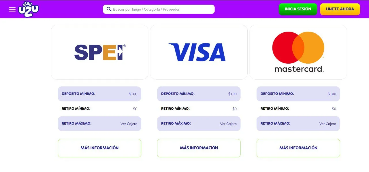 Métodos de pago con mejores tiempos de retiro