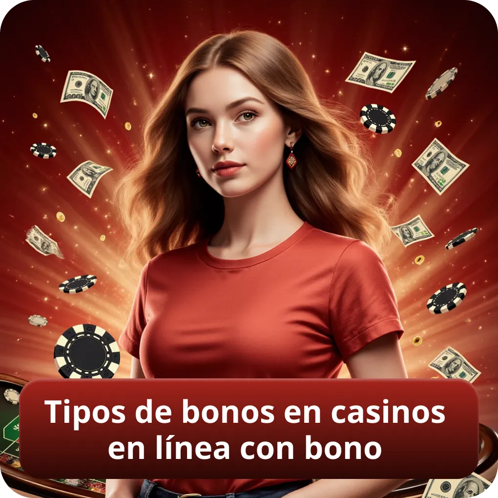 Tipos de bonos en casinos en línea con bono