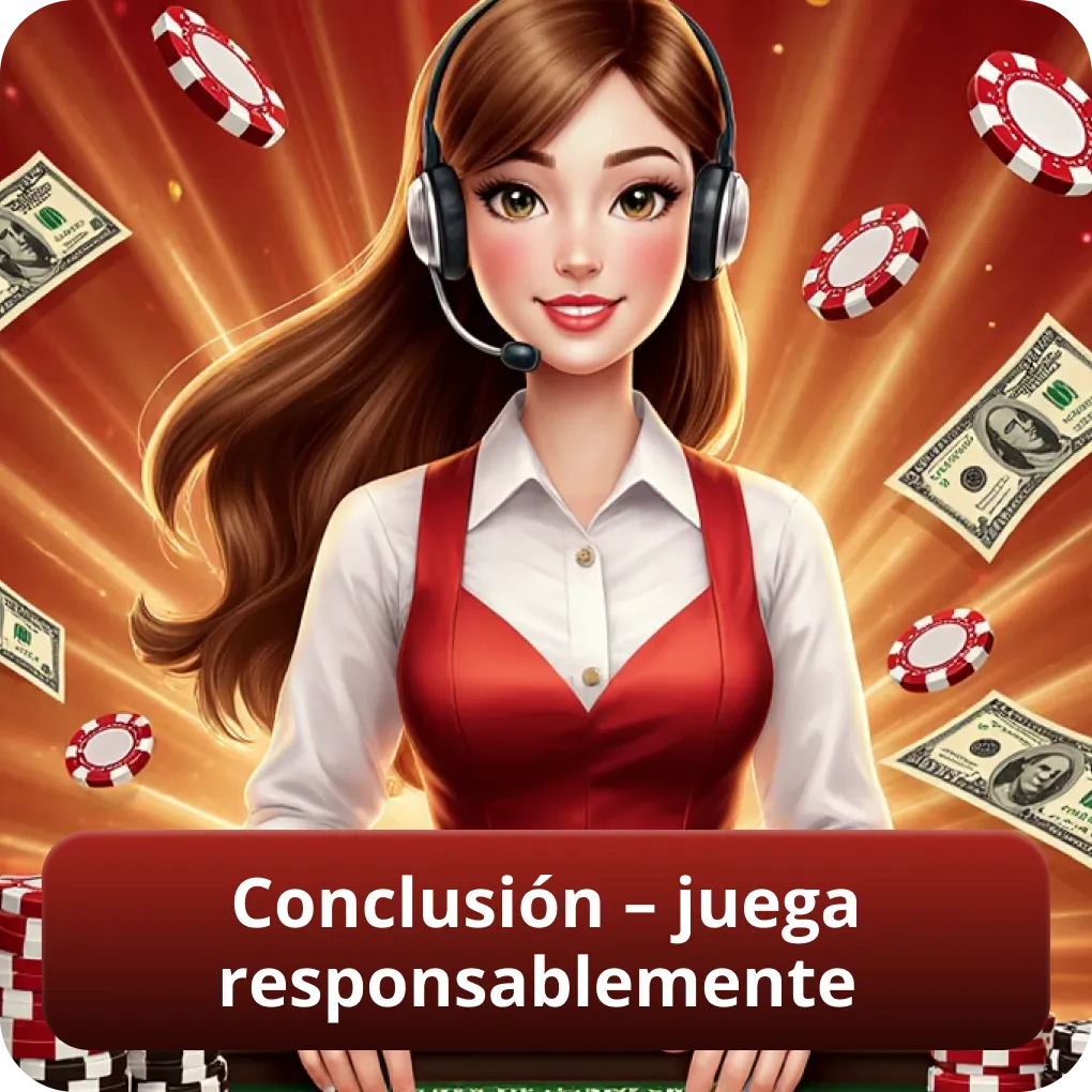 Conclusión – juega responsablemente