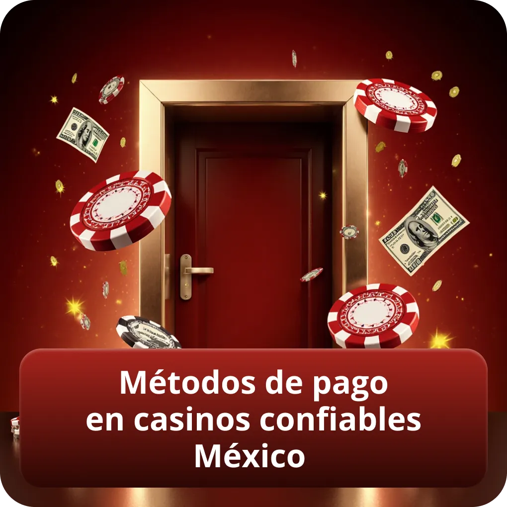 Métodos de pago en casinos confiables México